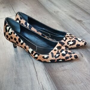 Charles David Leopard Print Heels
